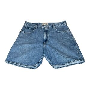 Vintage‎ Y2K County Seat Relaxed Mens Denim Jean Shorts Blue Size 35 -36 Cargo